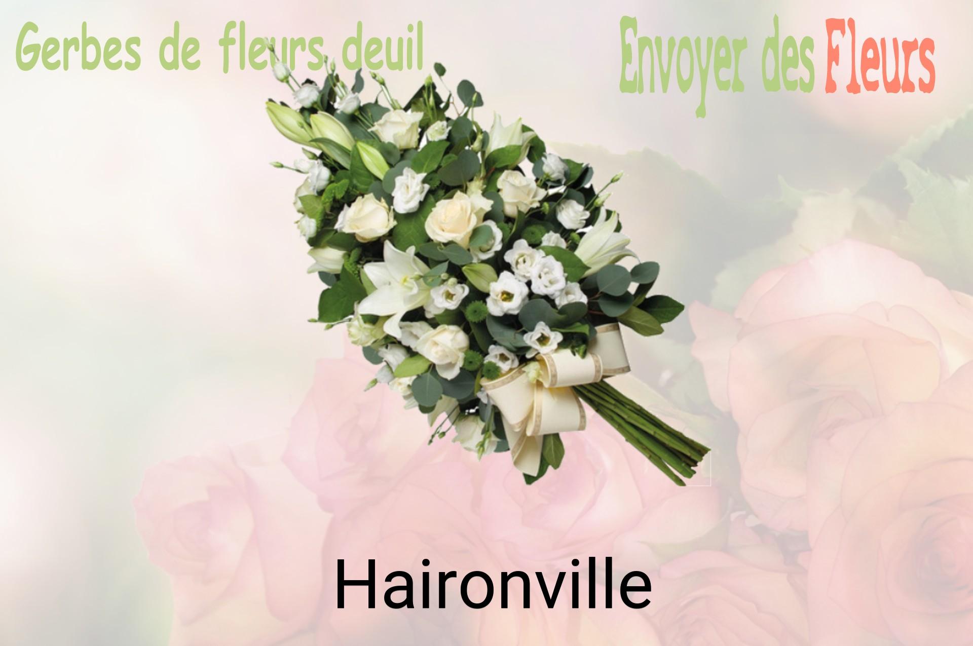 Gerbe de fleurs de deuil livrée à Haironville